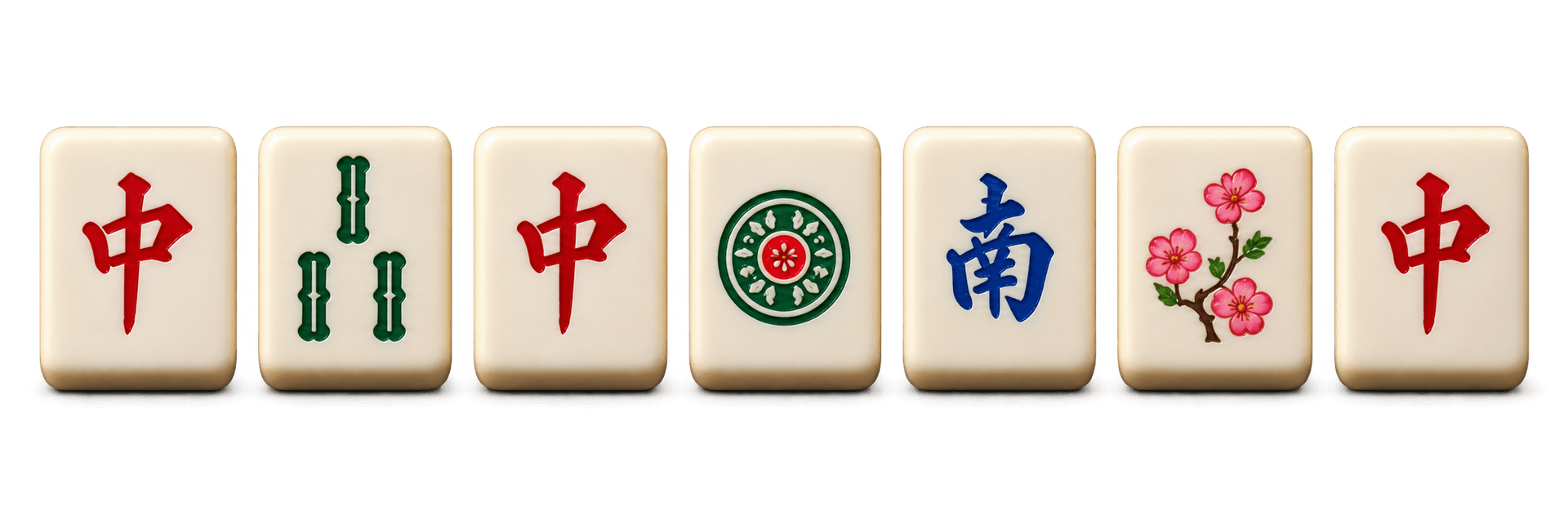 American Mahjong tiles