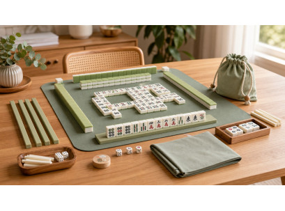 How to Build a Better Mahjong Table Setup: Mats, Bags, Racks, and Small Accessories