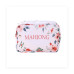 Vintage Floral Mahjong Cosmetic Bag - Lightweight Travel Organizer Vintage Floral Mahjong Cosmetic Bag - Lightweight Travel Organizer