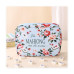 Vintage Floral Mahjong Cosmetic Bag - Lightweight Travel Organizer Vintage Floral Mahjong Cosmetic Bag - Lightweight Travel Organizer