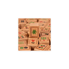Solid Beech Wood Mahjong Set - 37.5 Size Home Hand-Shuffle Tiles