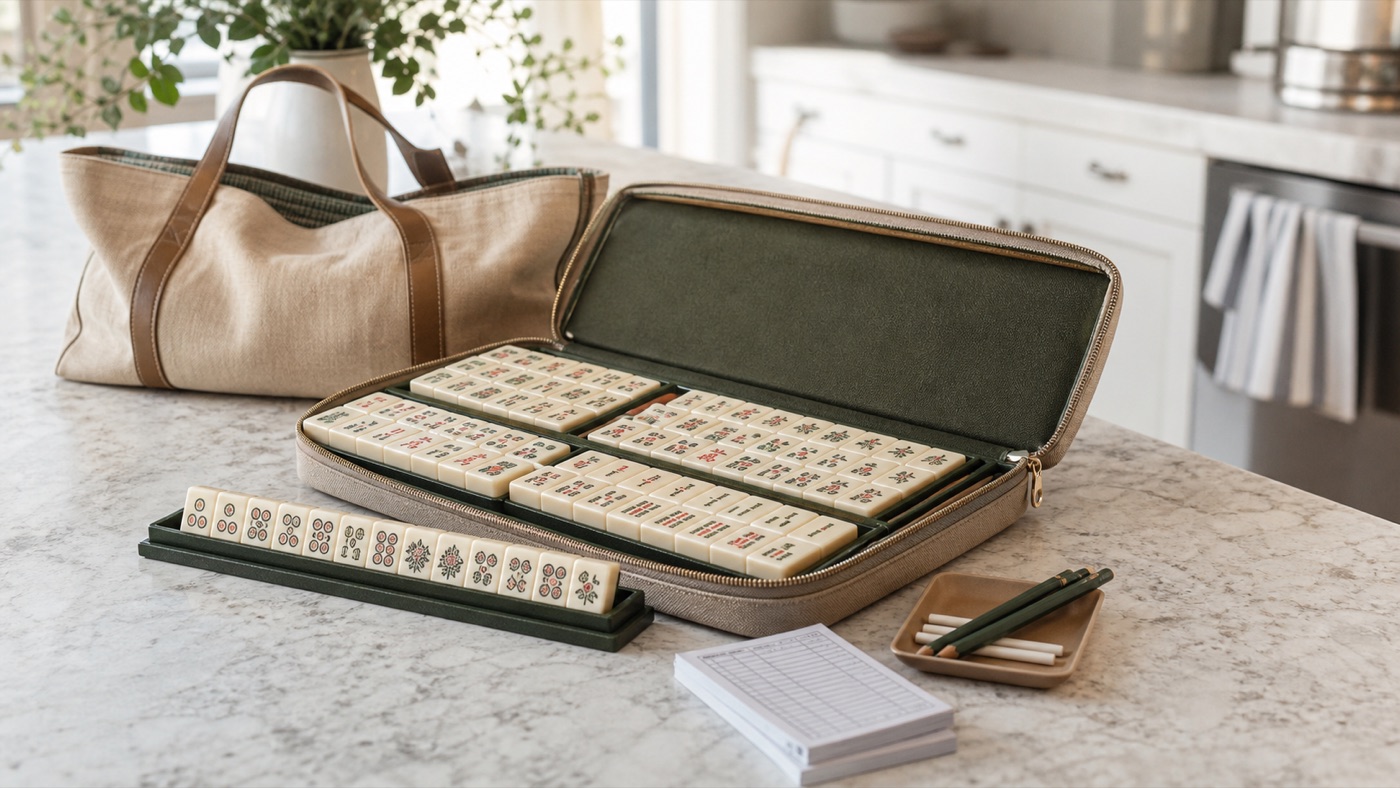 American Mahjong table etiquette for a relaxed home game night